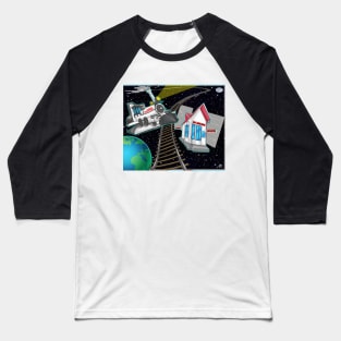 Space Station Baseball T-Shirt